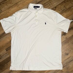 Polo by Ralph Lauren Men's Classic White Polo Shirt size L